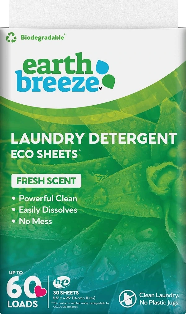Earth Breeze Laundry Detergent Sheets - 5 Best Dryer Sheets 2024