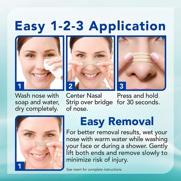 how to use nasal strips