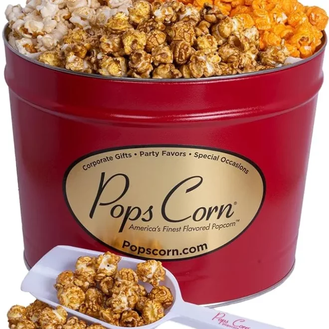 Gourmet Popcorn Gift Tin
